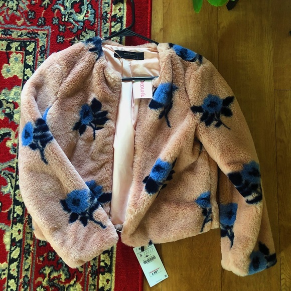 Pink fur jacket - Picture 1 of 2